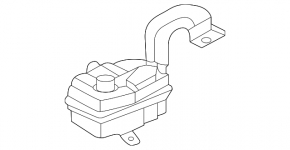 Right coolant expansion tank for Nissan Ariya 23-25