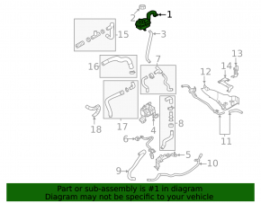 Right coolant expansion tank for Nissan Ariya 23-25