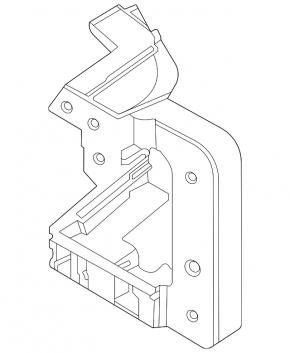 Left fog light bracket Nissan Pathfinder 22-25