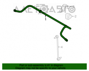 Front stabilizer Mini Cooper Clubman R55 07-14