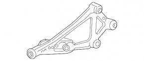 Rear differential gearbox bracket right Honda HR-V 16-18