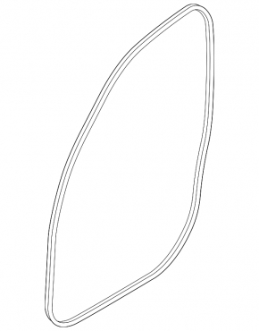 Door seal front left BMW X7 G07 19-