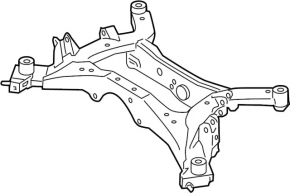 Subframe rear Infiniti FX35 FX45 03-08