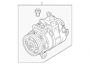BMW 3 E90 E92 07-12 N51 N52 Air Conditioning Compressor