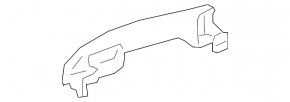 Toyota Rav4 13-18 outer rear right door handle