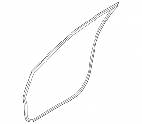 Infiniti QX50 19-25 front right door seal