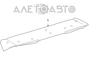 Lexus GX470 03-09 tailgate spoiler