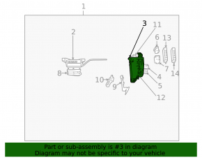 Fuse box housing underhood Toyota Prius 20 04-09