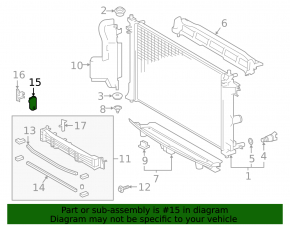 Toyota Rav4 19-21 hybrid radiator shutter motor