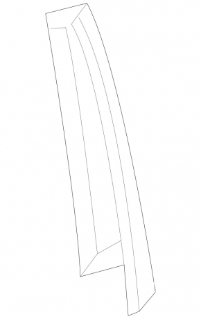 Door trim side front left Mercedes GLS-class X166 13-19