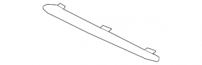 Left Mercedes A-Class V177 19-22 Chrome Radiator Grill Molding