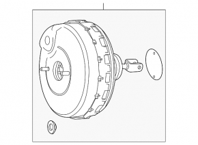 Vacuum booster Mercedes GLC 300/350e/43 16-19