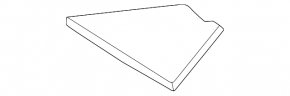 Trunk pocket lid right Mazda CX-5 22-25 black