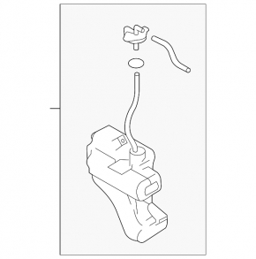 Mazda CX-7 10-12 Coolant Expansion Tank
