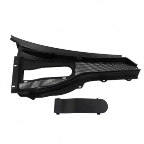 Right windshield wiper grille plastic Ford Explorer 20-23 without plug, mesh torn