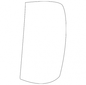 Front bumper cover in the lower grille of the Land Rover Range Rover Evoque 19-23