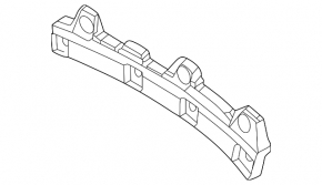 Rear left fender arch lining bracket for Mazda CX-50 23-26