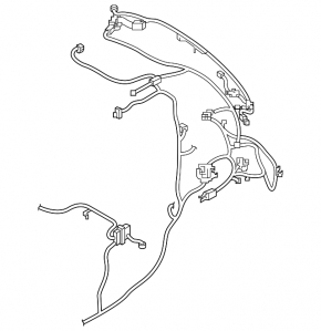 Infiniti QX30 17 rear bumper wiring for 6 parking sensors