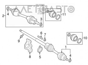 Hanger Bearing Bracket Volvo XC90 16-22