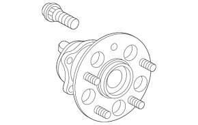 Rear right hub Toyota C-HR 18-23 Turkey built