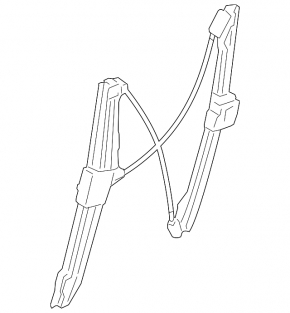Front left window lift mechanism BMW X3 F25 11-17