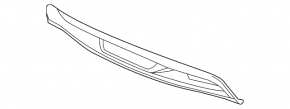 Honda CRZ 11-12 rear bumper lip