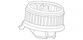 Honda Crosstour 10-15 Heater Fan Motor