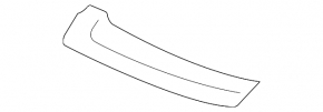 Right Subaru Impreza 12-14 gray radiator grille molding