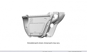 Arch trim right Buick Encore 13-19 black