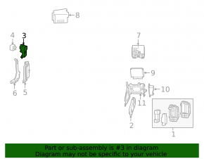 Fuse box under the dashboard Mercedes C-class W205 15-21