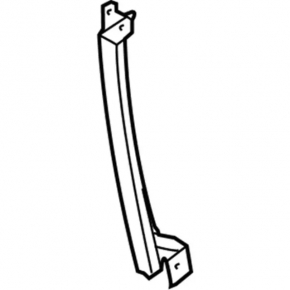 Front right door glass guide Ford Explorer 11-19 short