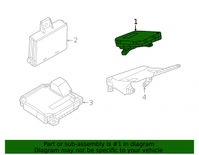 Electronic Electric Supply Control Module Mazda 3 19-23