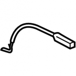 Ford Edge 15 Hood Release Cable - Front