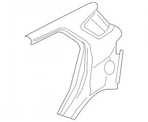 Quarter wing rear right Ford Ecosport 18-22 graphite