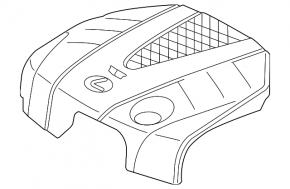 Lexus IS250 06-13 Engine Cover