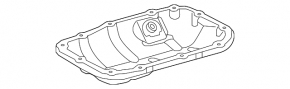 Oil pan for Toyota Prius C 12-19 1.5