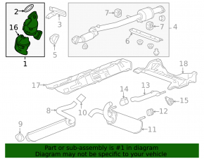 Downpipe with catalytic converter Buick Encore 13-19