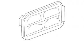 Left ventilation shield Chevrolet Equinox 18-