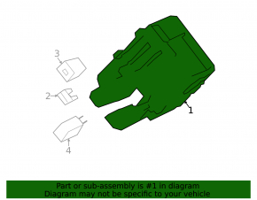 Fuse box rear left wing FUSE & RELAY BOX Cadillac ATS 13- 2.0T 2.5
