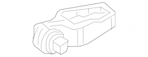 Rear lower engine mount for Mercedes CLA 250 14-19