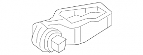 Engine mount rear lower Mercedes GLA 14-20