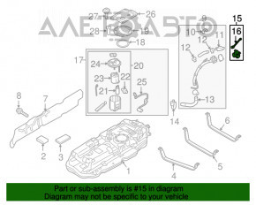 Fuel filler cap Kia Optima 11-15