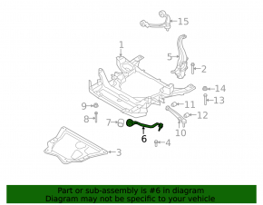 Lower front right control arm BMW X5 M E70 10-13