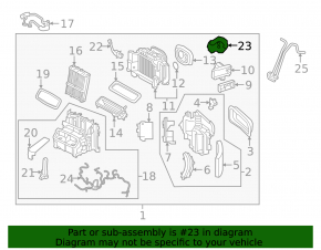 Actuator motor heater drive Volvo XC60 18-23