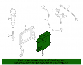 ECU block engine computer Hyundai Sonata 15-17 1.6T