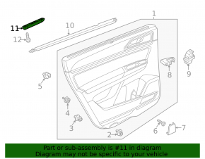 The hook of the curtain of the rear left door of VW Atlas 18-26 is broken, the fastening of the plug is broken