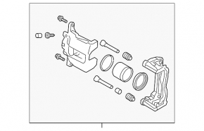 Front right caliper assembly Mitsubishi Eclipse Cross 18-24