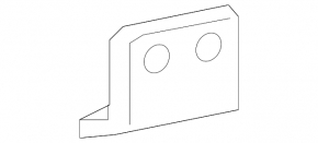 Upper right side member bracket mount for Audi Q7 16-25