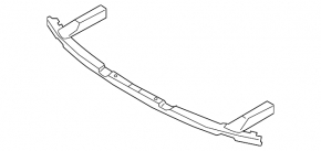 Lower front bumper reinforcement BMW 8 G15 G16 20-25 840i, M850i, with M type, bumper support, with blind spot mntr, Without M type, bumper support, with drive assist, Without M8, bumper support, wi