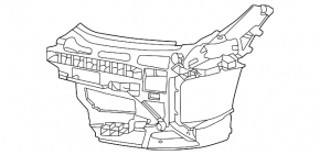 Front bumper mount, right, inner frame, BMW i4 21-25